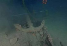 Mergulhadores italianos descobrem navio de 1500 a cerca de 50 metros de profundidade